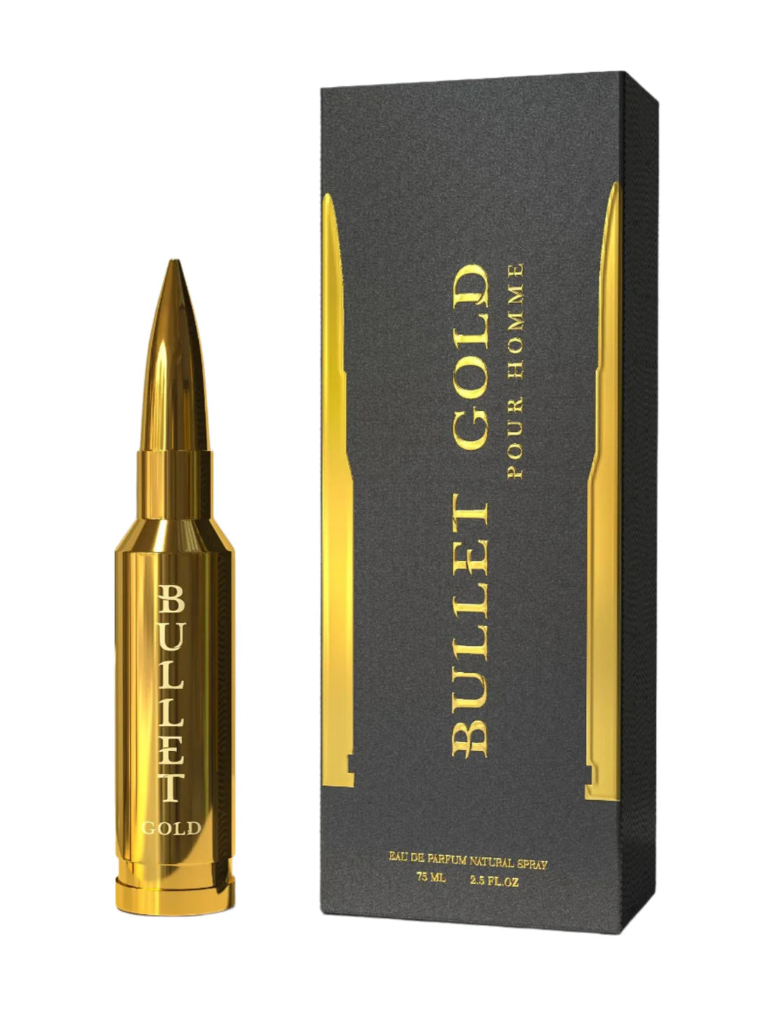 BULLET GOLD POUR HOMME FOR MEN 2.5FL OZ EDP BY BHARARA