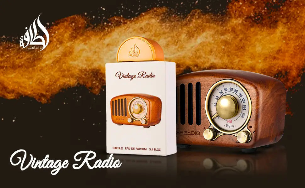 VINTAGE RADIO EDP UNISEX - 100 ML (3,4 oz) DE LATTAFA