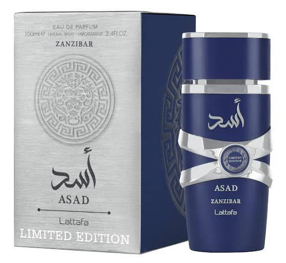 ASAD ZANZIBAR LIMITED EDITION EDP MEN - 100ML (3.4oz) BY LATTAFA