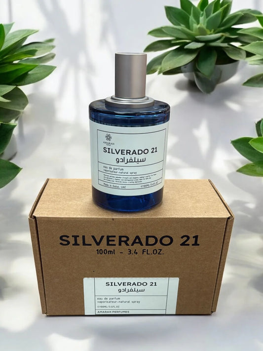 SILVERADO 21  Eau de parfum 100ml for men By  AMARAN PERFUMES