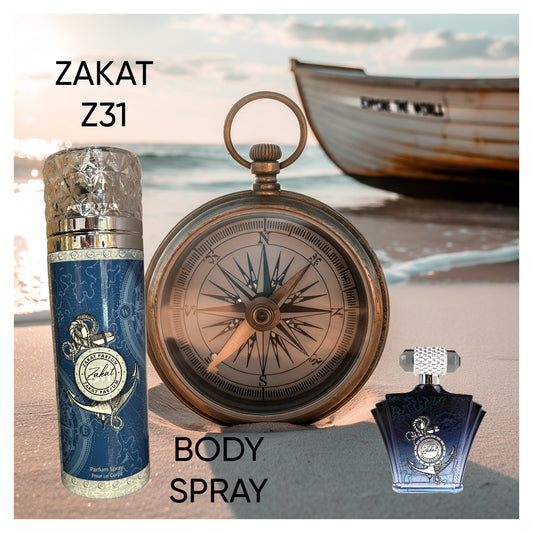 BODY SPRAY ZAKAT Z31 200ML FOR MEN BY ZAKAT