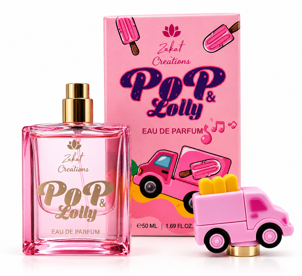 CREATION POP & LOLLY | EAU DE PARFUM | 50ML | By ZAKAT