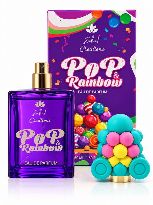 CREATION POP & RAINBOW | EAU DE PARFUM | 50ML | By ZAKAT