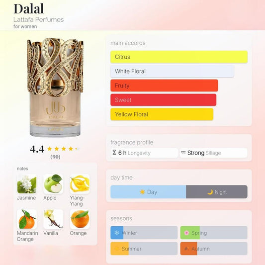DALAL FOR WOMEN EDP 100 ML BY LATTAFA