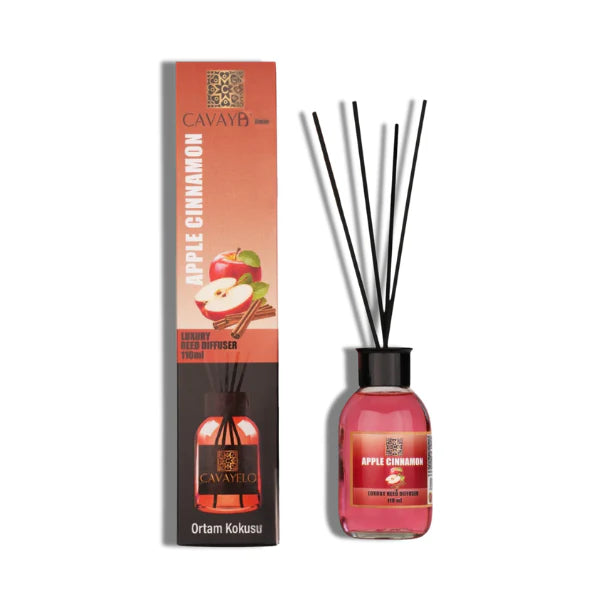 Luxury Reed Diffuser APPLE CINAMON 110mL be Cavayelo