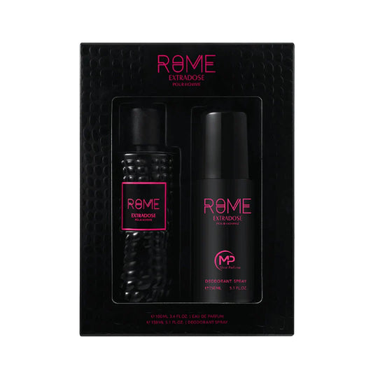 2 PIECE SET ROME EXTRADOSE MEN EDP - 3.4OZ + 5.0 OZ Deo BY BHARARA