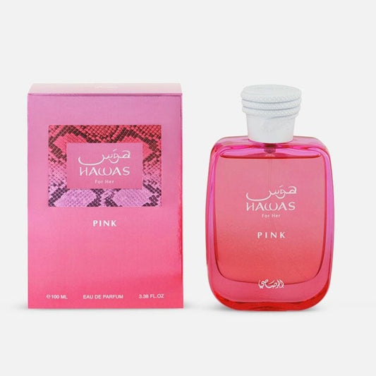 HAWAS PINK EDP FOR WOMEN 3.4 FL OZ By RASASI