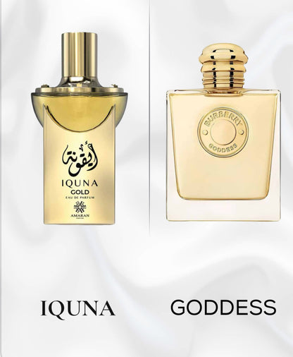 IQUNA GOLD WOMEN EDP -100ML (3.4oz) By AMARAN