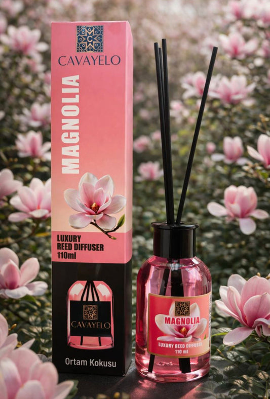 LUXURY REED DIFFUSER MAGNOLIA 110ML By CAVAYELO 🔥new arrivals 🔥