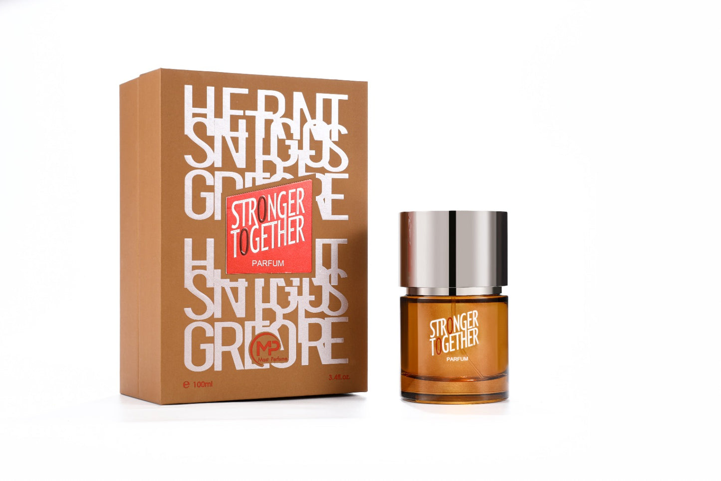 Stronger Together Parfum 100ml - Frasco ámbar con caja premium