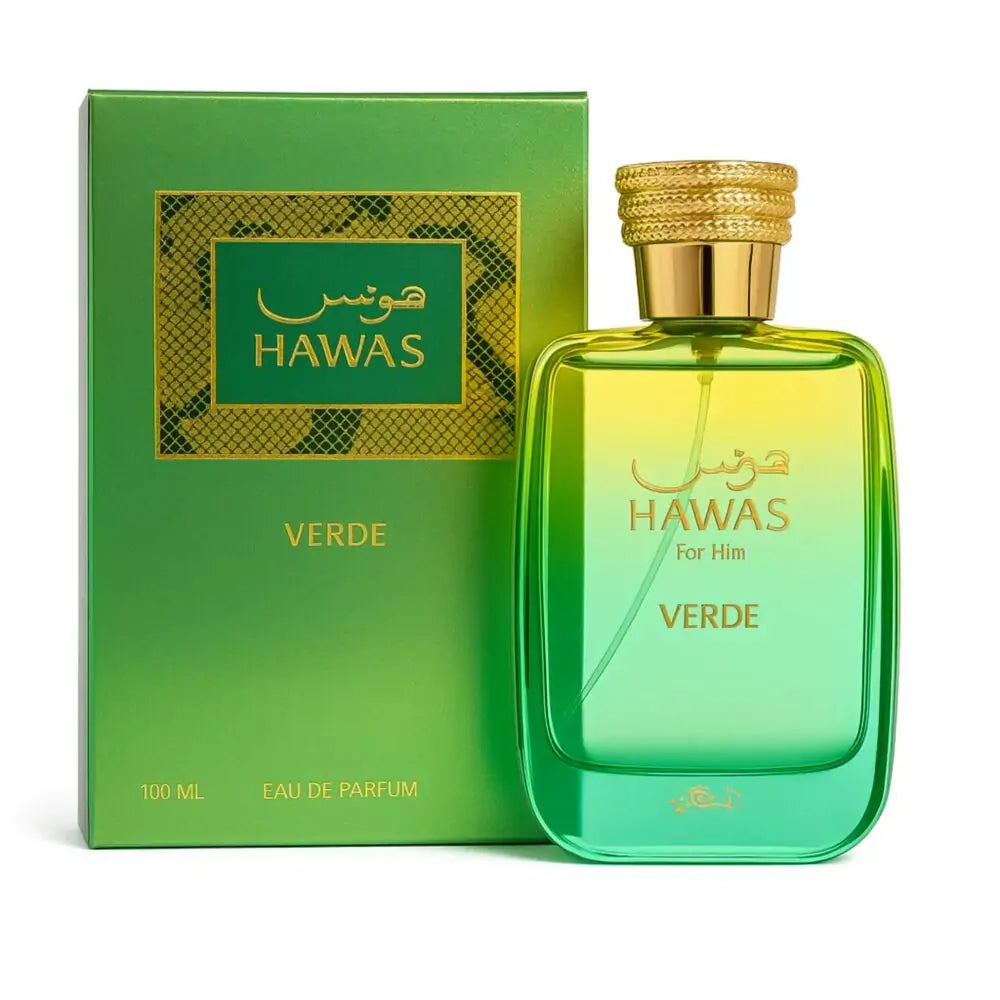 HAWAS VERDE MEN EDP - 100ML (3.40z) by RASASI